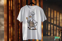 Silly Goose SVG PNG Sublimation Clipart Product Image 2