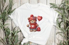 Valentine's Day Love Bear Clipart Product Image 3