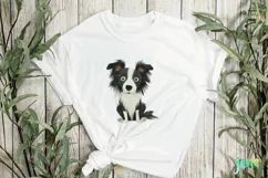 Funny Children's Border Collie Dog Book Clipart Product Image 3