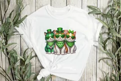 Patrick's Day Colorful Trio Of British Shorthair Cat Product Image 3