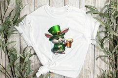 St. Patrick&#039;s Day Bunny Clipart Product Image 3