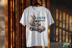 Bunny Easter Racer PNG Product Image 2