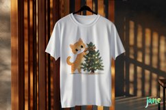 Cats Christmas Sublimation Clipart Product Image 3