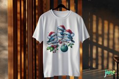 Christmas Birds Sublimation Clipart Product Image 3