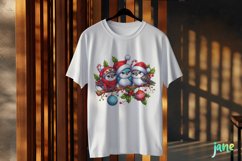 Christmas Birds Sublimation Clipart Product Image 3