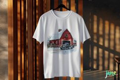 Christmas Farm Sublimation Clipart Product Image 3