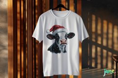 Cow Christmas Farm Sublimation Clipart Product Image 3