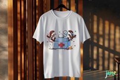 Christmas Nurse Sublimation Clipart Product Image 3