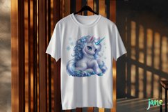 Christmas Unicorn Clipart Sublimation Product Image 3