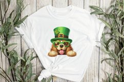 Cocker Spaniel St Patrick’s Day Peeking Dog Product Image 3