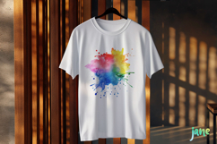 Color Splashes Watercolor Sublimation Product Image 3