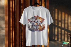 Cute Kitten Valentine&#039;s Day PNG Clipart Product Image 3