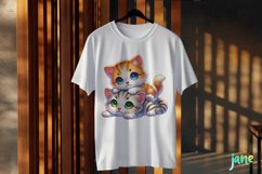 Cute Kitten Valentine&#039;s Day PNG Clipart Product Image 3
