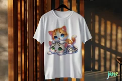 Cute Kitten Valentine's Day PNG Clipart Product Image 3