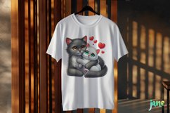 Cute Kitten Valentine&#039;s Day PNG Clipart Product Image 3