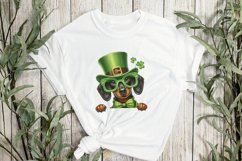 Dachshund St Patrick’s Day Peeking Dog Product Image 3