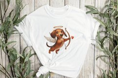 Adorable Dachshund Dog As A Cupid Product Image 3