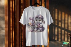 Easter Bunny Clipart Sublimation Product Image 3