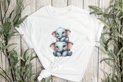 Stack Of Elephants Sublimation Clipart Product Image 3