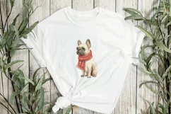 Cold-Weather French Bulldog Sublimation Clipart Product Image 3