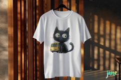 Funny Black Cats Sublimation Clipart Product Image 3