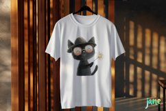Funny Black Cats Sublimation Clipart Product Image 3