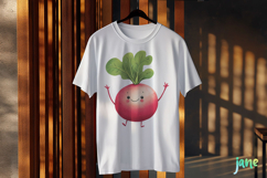 Funny Fruits &amp; Vegetables Clipart Product Image 3