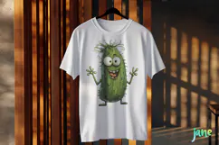 Funny Cucumber-Funny Fruits & Vegetables Clipart Product Image 3