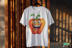 Funny Bell pepper-Funny Fruits &amp; Vegetables Clipart Product Image 3