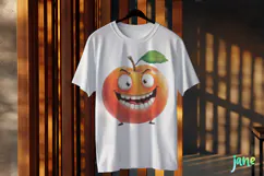Funny Apple- Funny Fruits & Vegetables Clipart Product Image 3