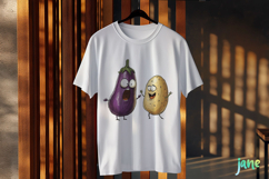 Funny Fruits &amp; Vegetables Clipart Product Image 3