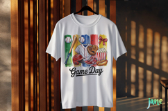 Game Day Baseball Brushstroke Sublimation Bundle Product Image 3
