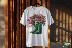 Garden Boots Sublimation Clipart Bundle Product Image 3