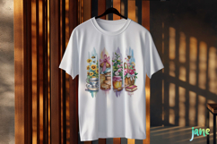 Garden Brushstroke Clipart Sublimation Product Image 3