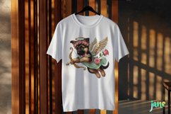 German Shepherd Dogs Cupid Valentine’s Day Sublimation Product Image 3