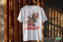Gingerbread Christmas Quotes Sublimation Product Image 3