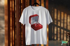 Gold Wedding Bands Sublimation Clipart Product Image 3
