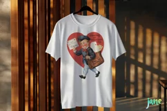 Greeting on Valentine’s Day Vintage Valentine PNG Product Image 3