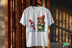 Grumpy Christmas Bears Sublimation Product Image 3