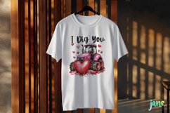 Valentine&#039;s Day I Dig You Sublimation Product Image 2
