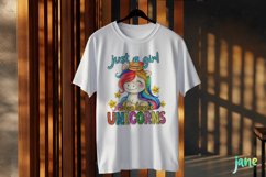Just A Girl Who Loves Unicorns PNG Product Image 2