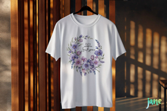 July - Watercolor Larkspur Birth Month Flower Clipart Product Image 2