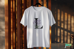 Lavender Letter L Clipart Product Image 2