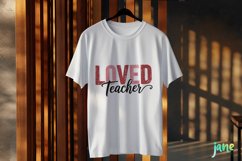 Loved Teacher Sublimation Product Image 3