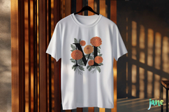 Marigold Letter M Clipart Product Image 2