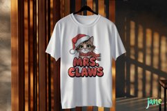 Mrs. Claws Cat Sublimation Product Image 2