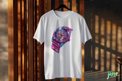 Neon Retro Pink Elements Sublimation Product Image 3