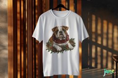 Bulldog Dog Old Vintage Christmas Sublimation Product Image 3