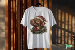 Labrador Retrieve Dog Old Vintage Christmas Sublimation Product Image 3