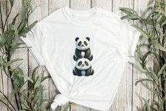 Stack Of Pandas Sublimation Clipart Product Image 3